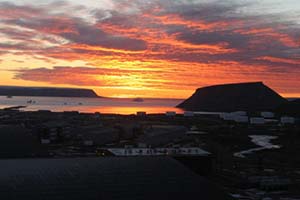 Thule, Greenland Sunset